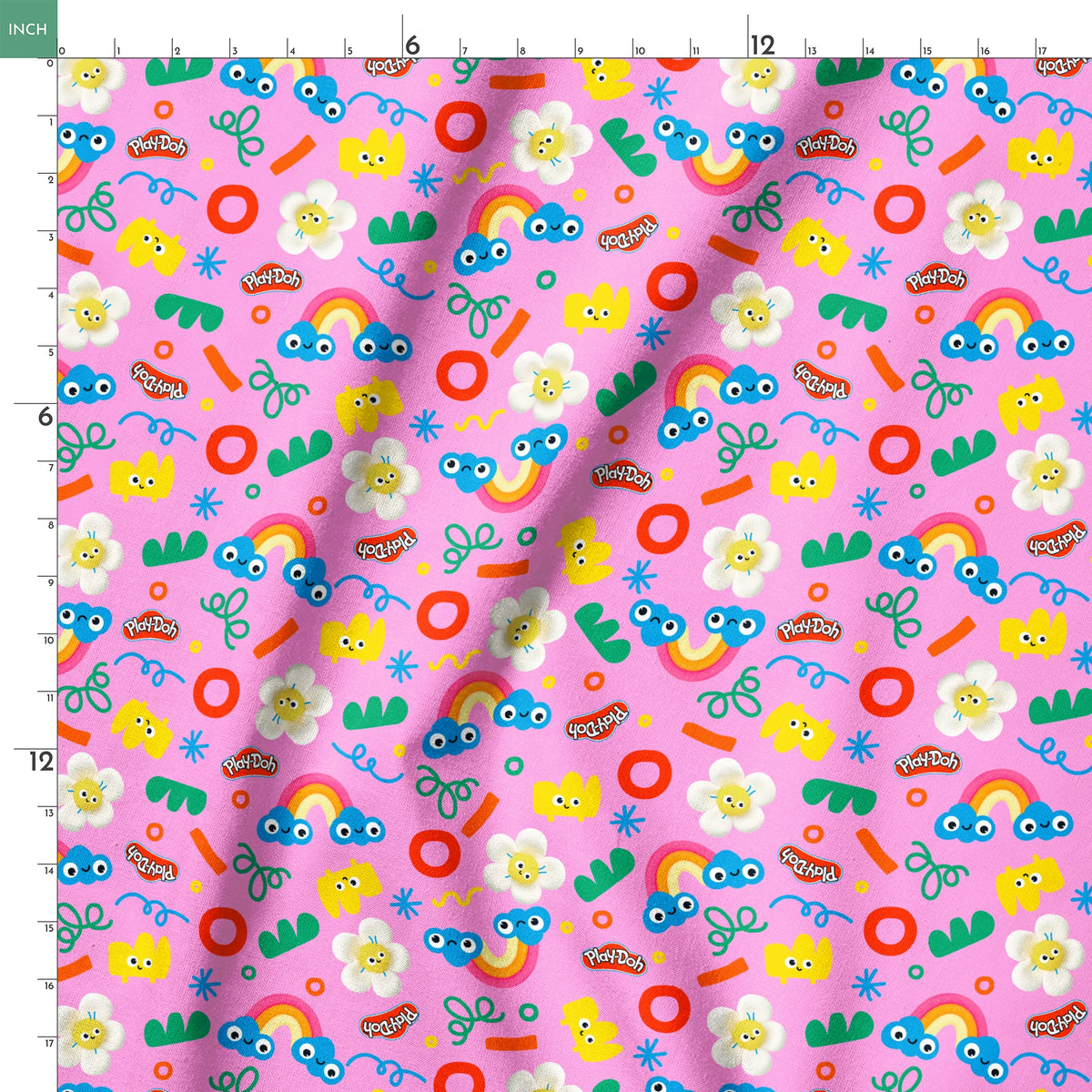 Hasbro Play-Doh Fun Playtime on Lilac Fabric