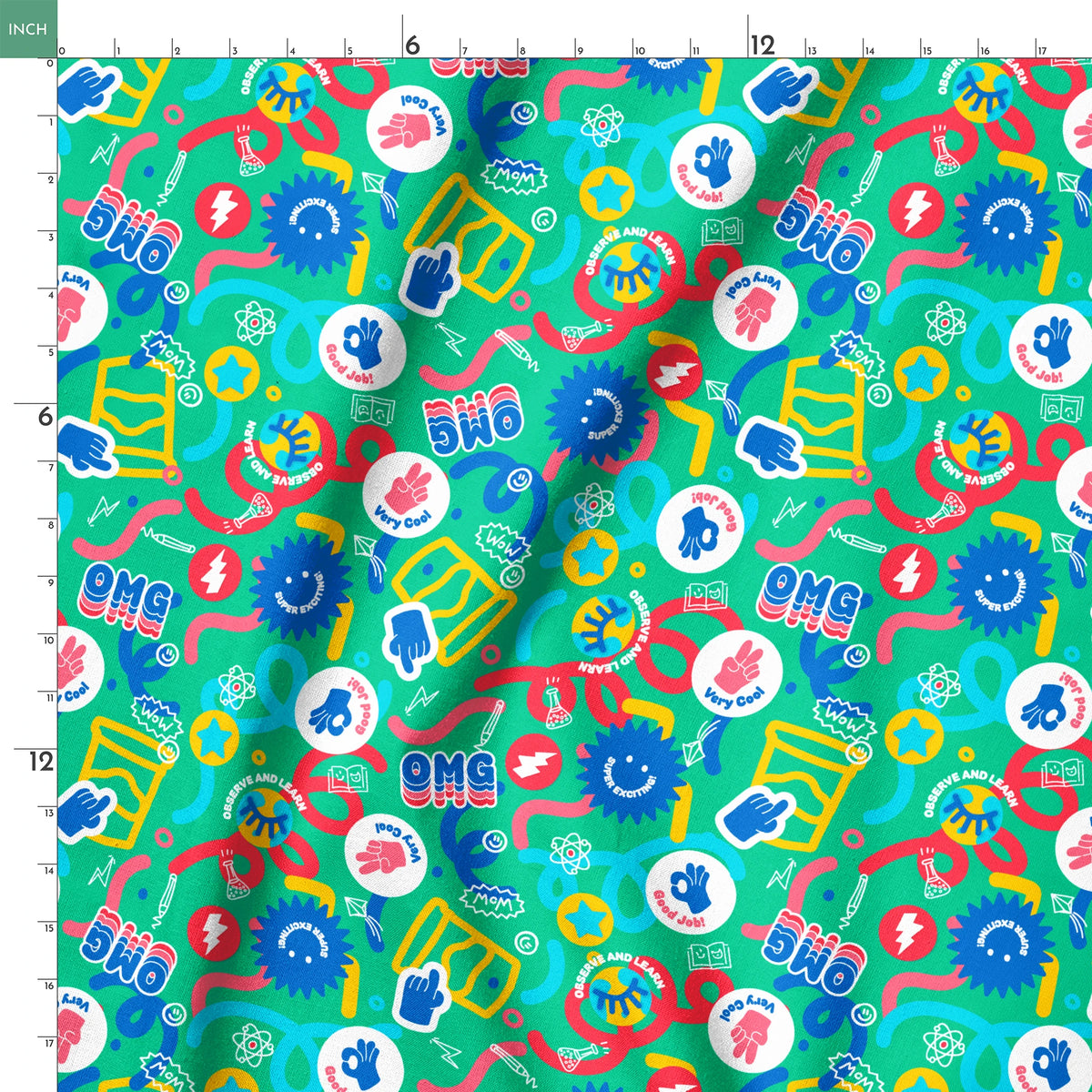 Hasbro Play-Doh Observe and Learn on Green Fabric