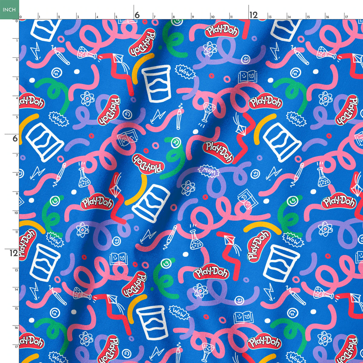 Hasbro Play-Doh Let's Experiment on Blue Fabric
