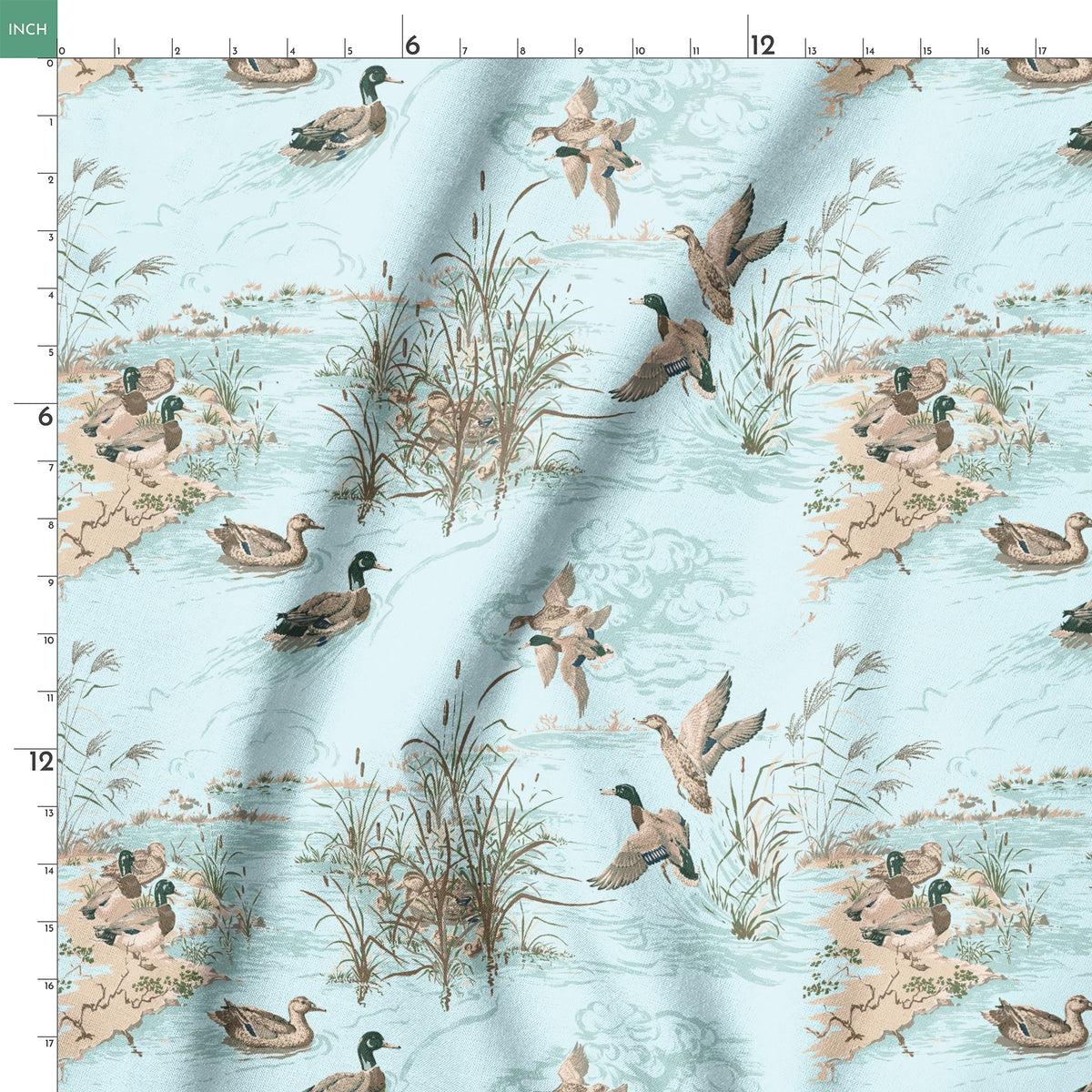 Mallard on Forestry Fabric