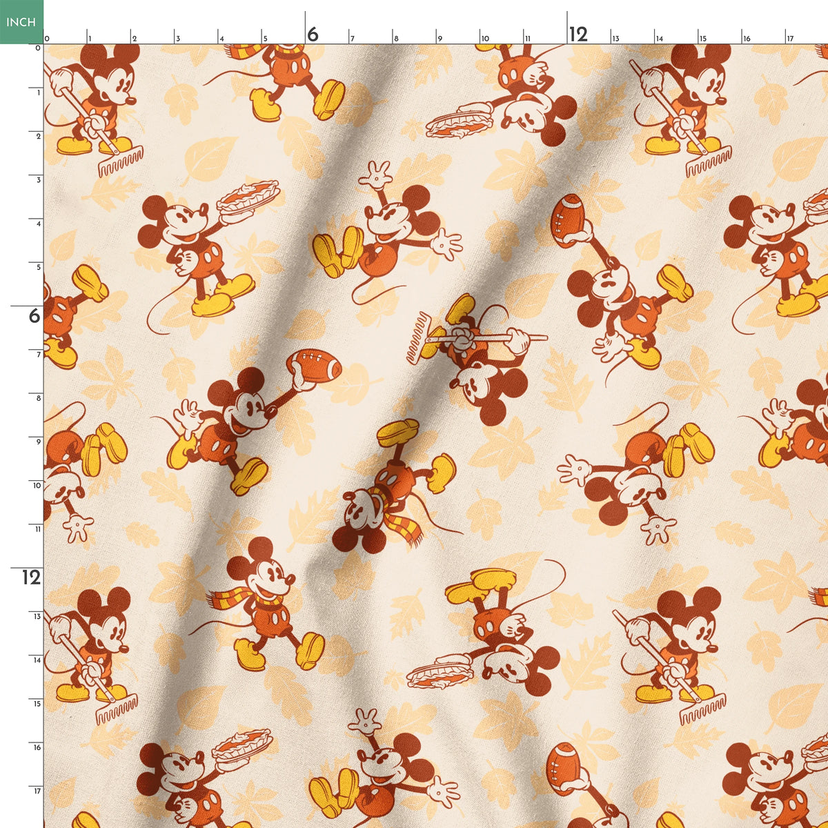 Disney Mickey Mouse Fall Activities Fabric