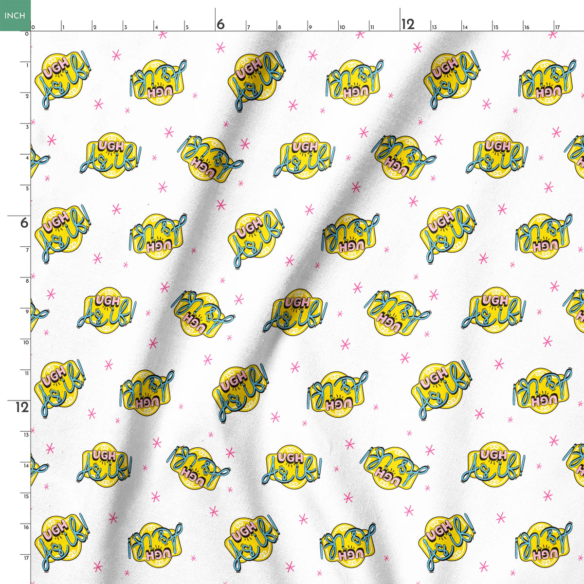 Paramount Clueless As If! on White Fabric