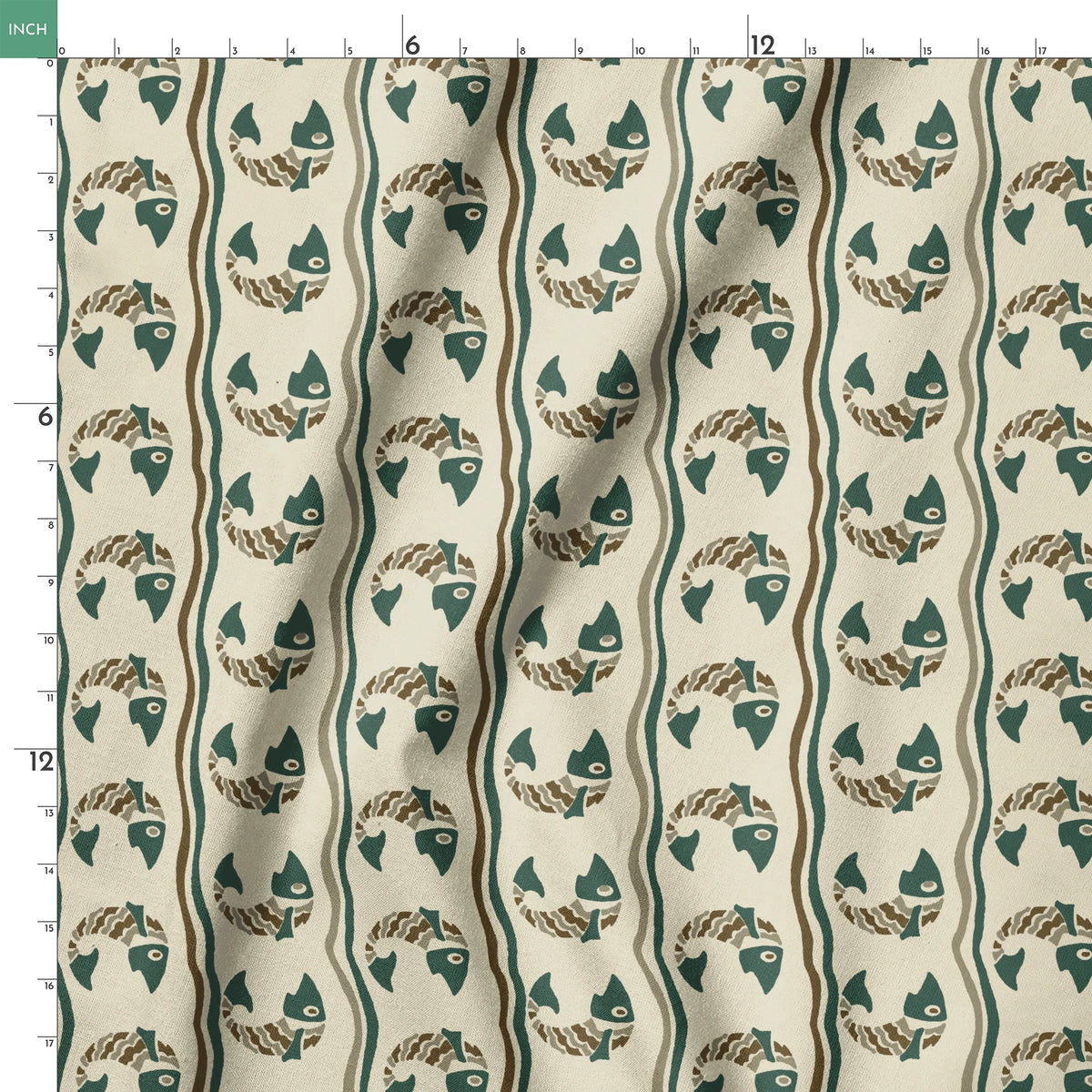 Lottie on Forestry Fabric