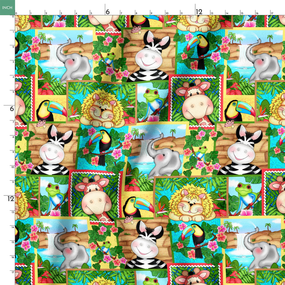 Vicki Schreiner BaZooples Nice Safari Day Fabric