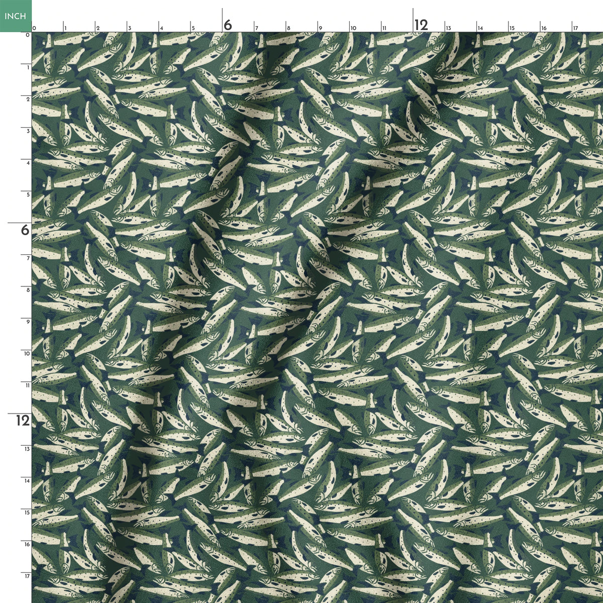 Anchovies on Forestry Fabric