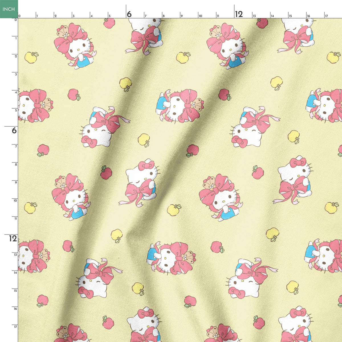 Hello Kitty® Bows & Apples Fabric