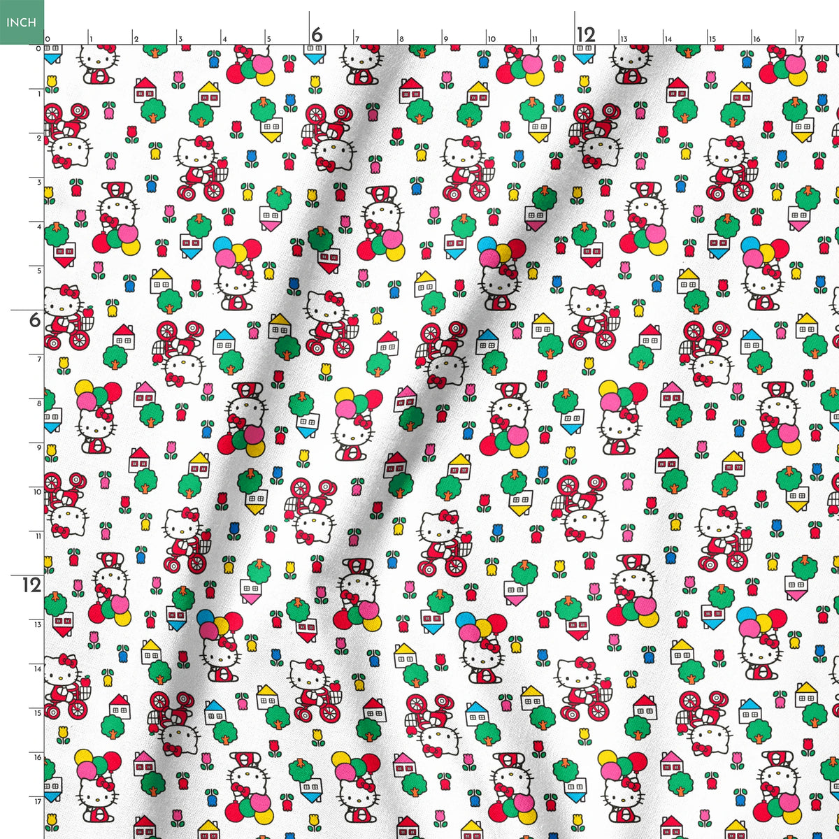 Hello Kitty® Floral Town Fabric