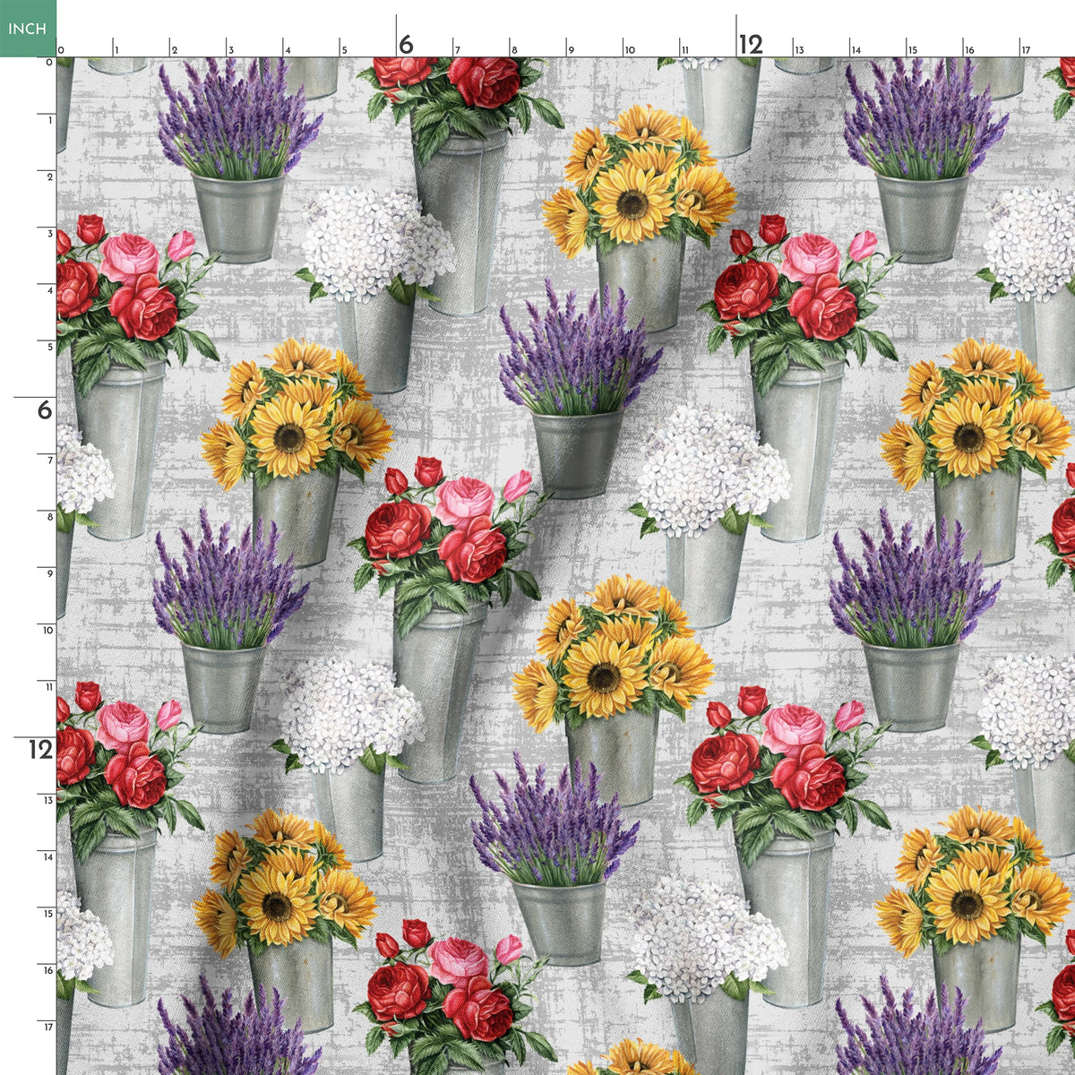 Danielle Murray Flower Shop Bouquets Fabric