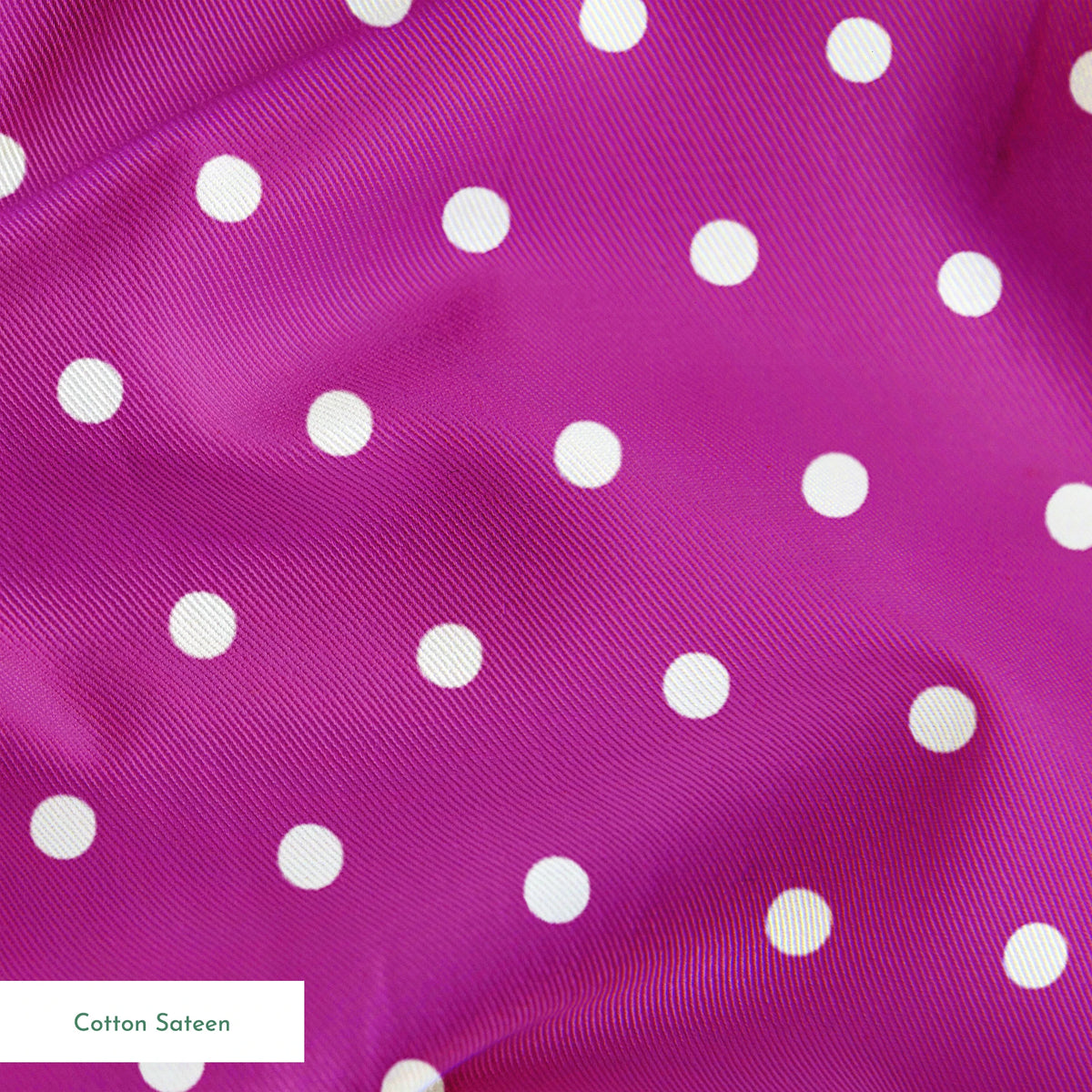 Two white circles on a purple background springs sateen texture