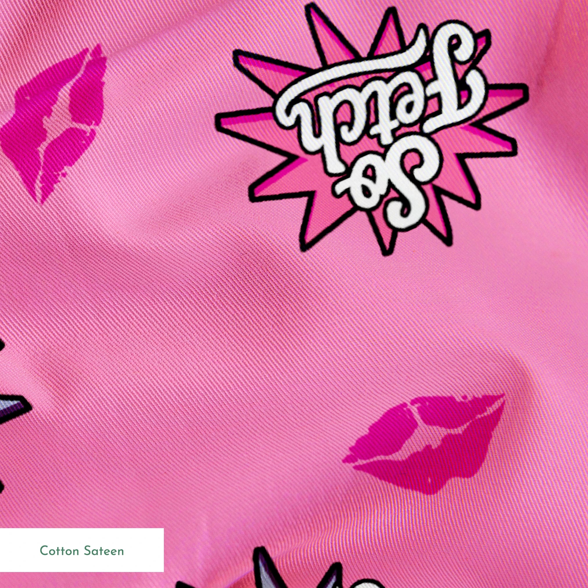 Paramount Mean Girls So Fetch on Pink Fabric