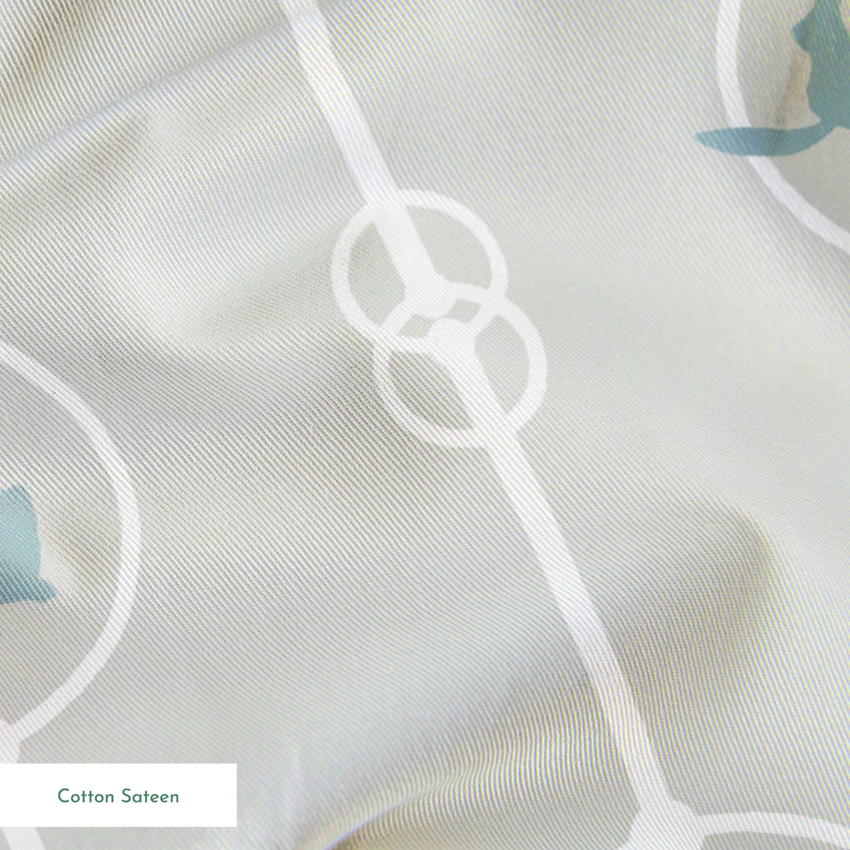 Brooks on Silver Sage Fabric