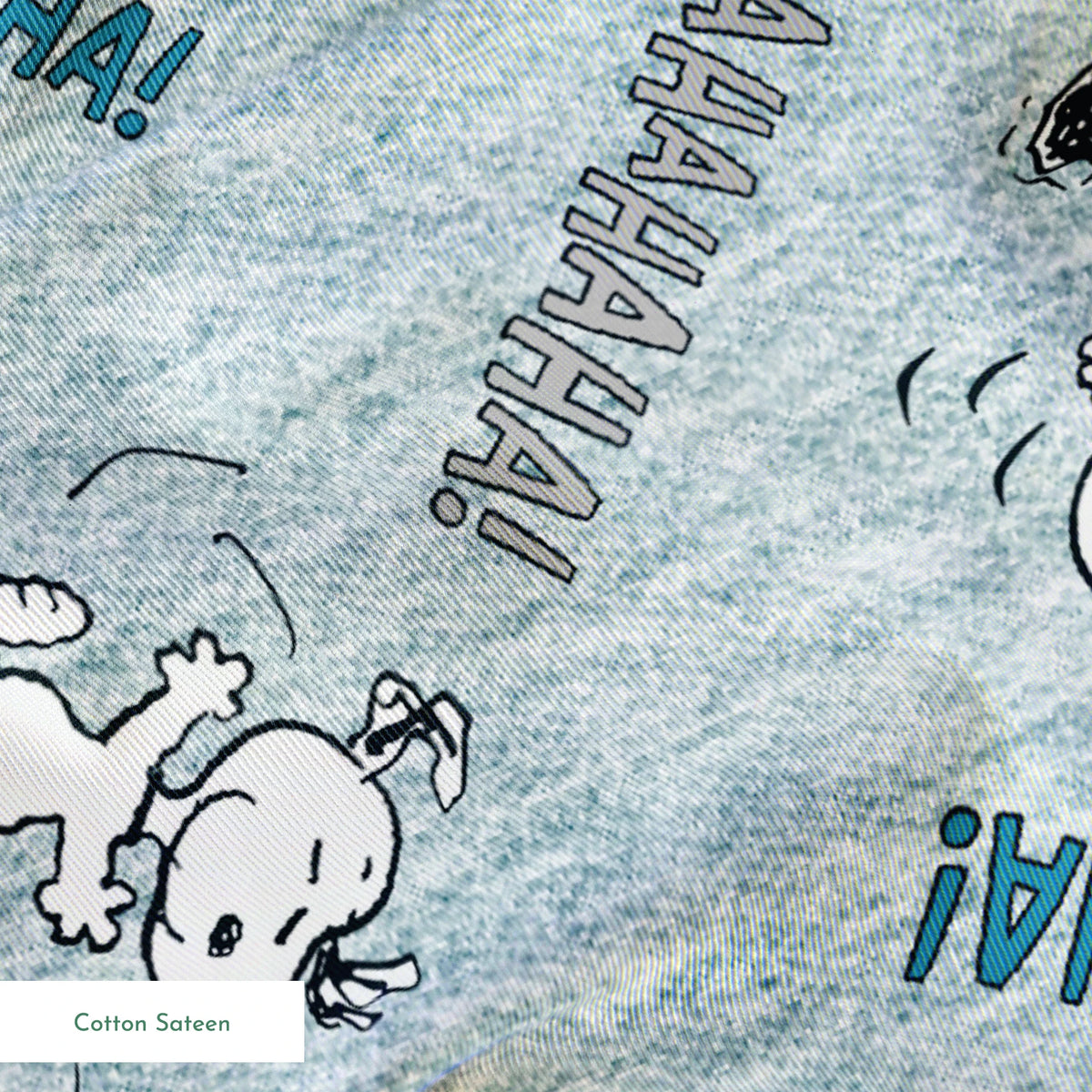 Peanuts Snoopy Laughing & Dancing Fabric