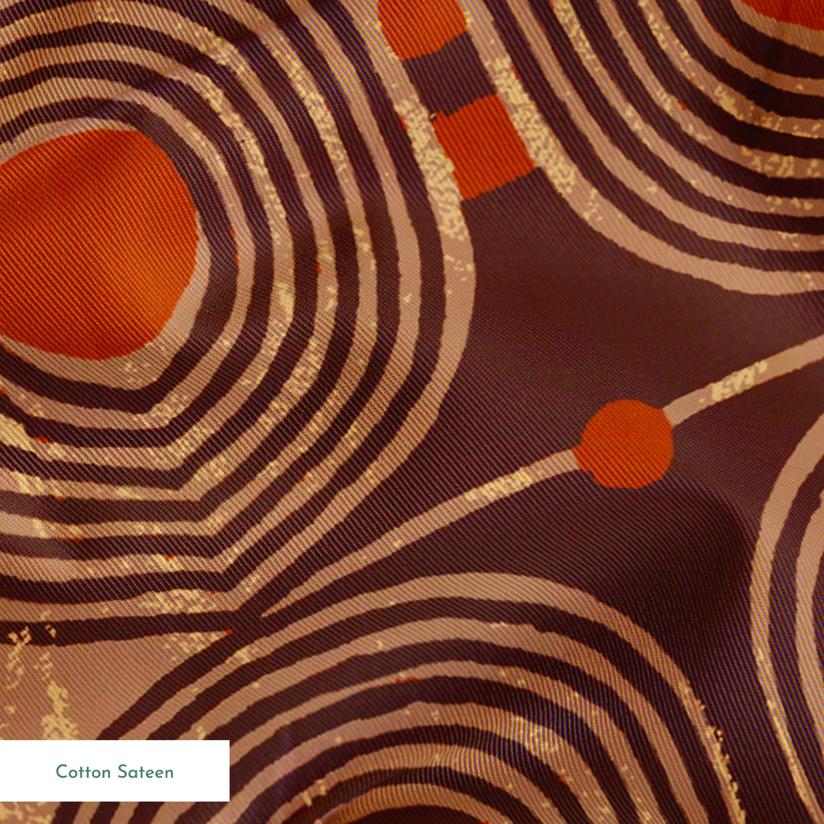 Spiraline on Spiced Fabric
