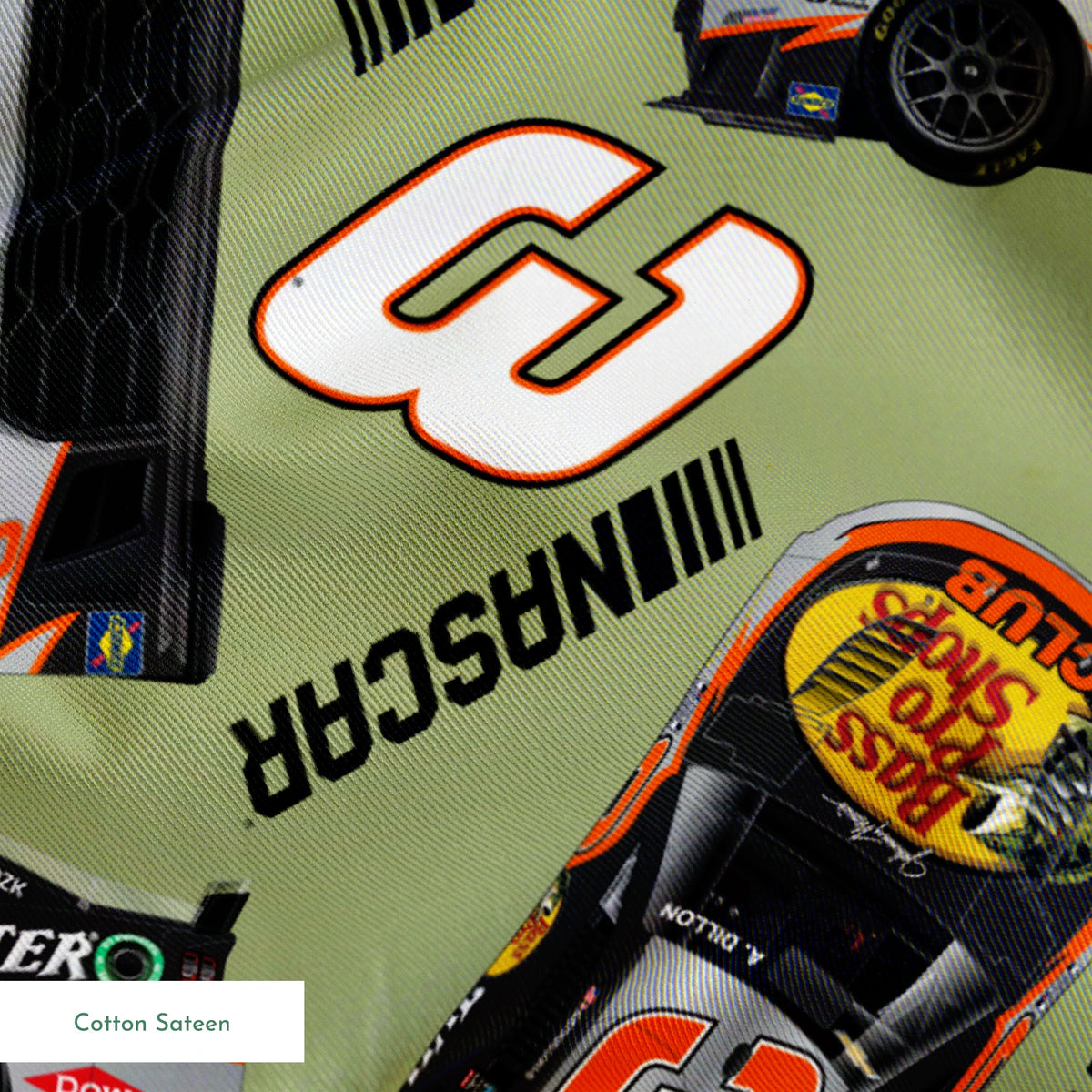 NASCAR® Austin Dillon Toss on Green Fabric