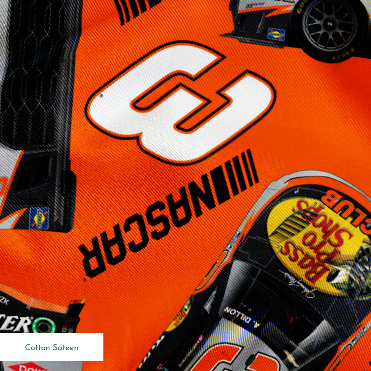 NASCAR® Austin Dillon Toss on Orange Fabric
