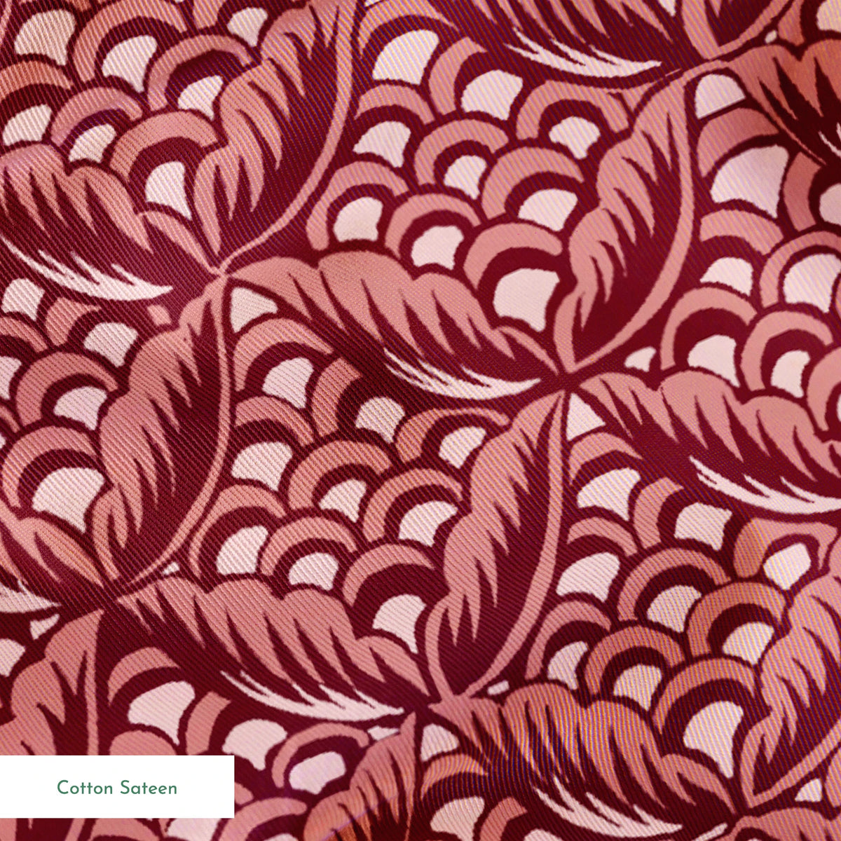 Arabella on Clove Pink Fabric