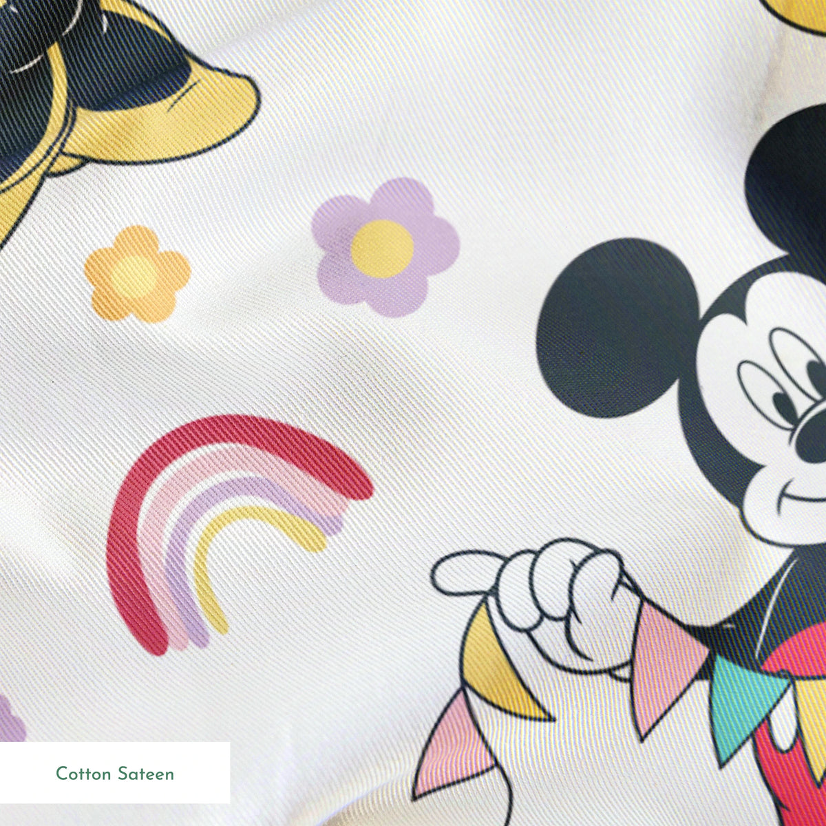 Disney Mickey Mouse and Minnie Mouse Spring Celebrations Fabric