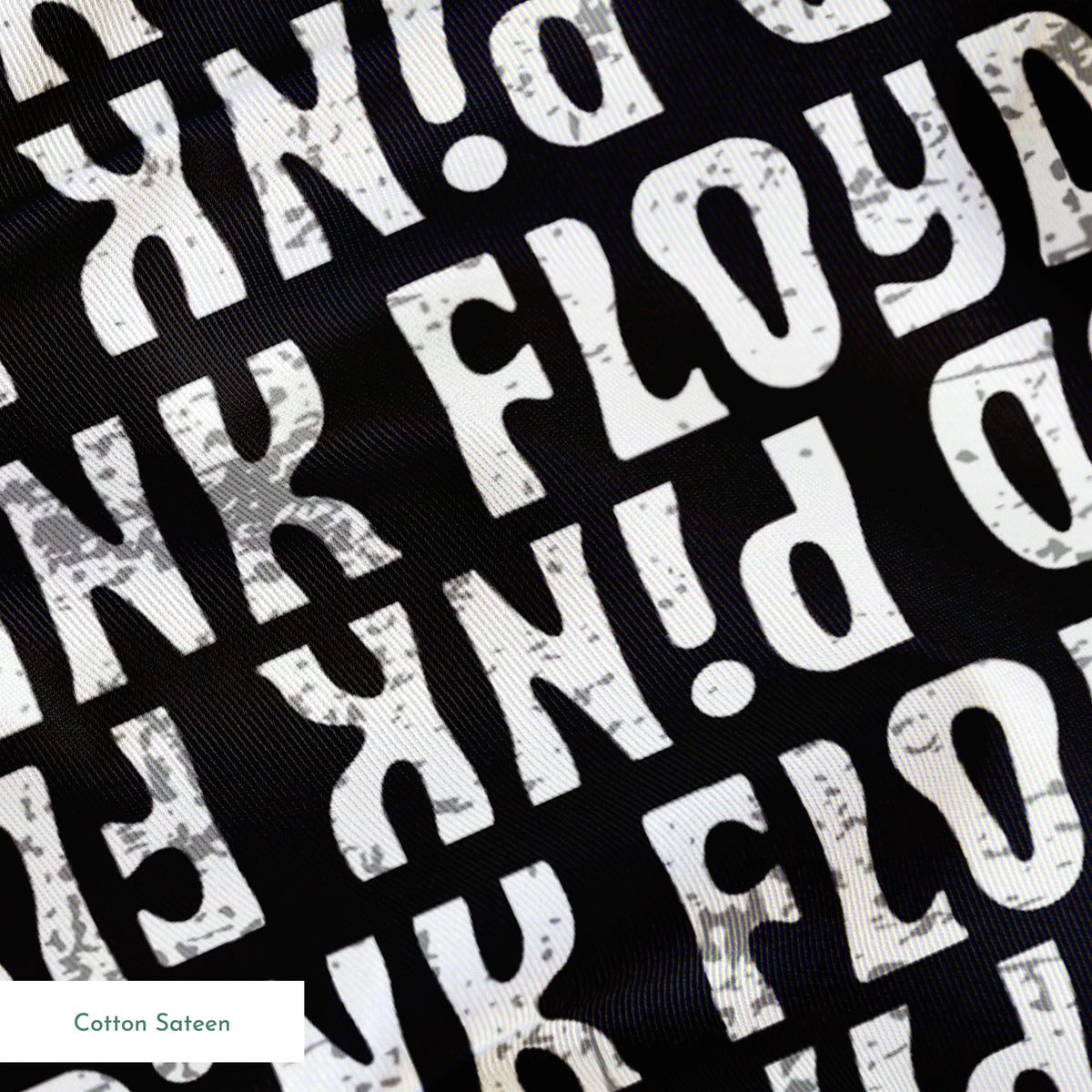 Pink Floyd Band Name Fabric