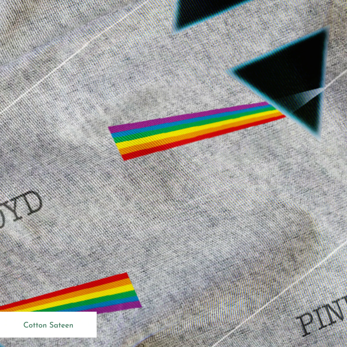 Pink Floyd Dark Side of the Moon Prisms Fabric
