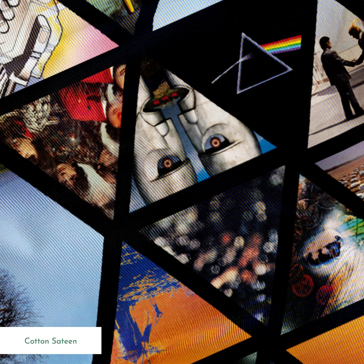Pink Floyd Album Prisms Fabric