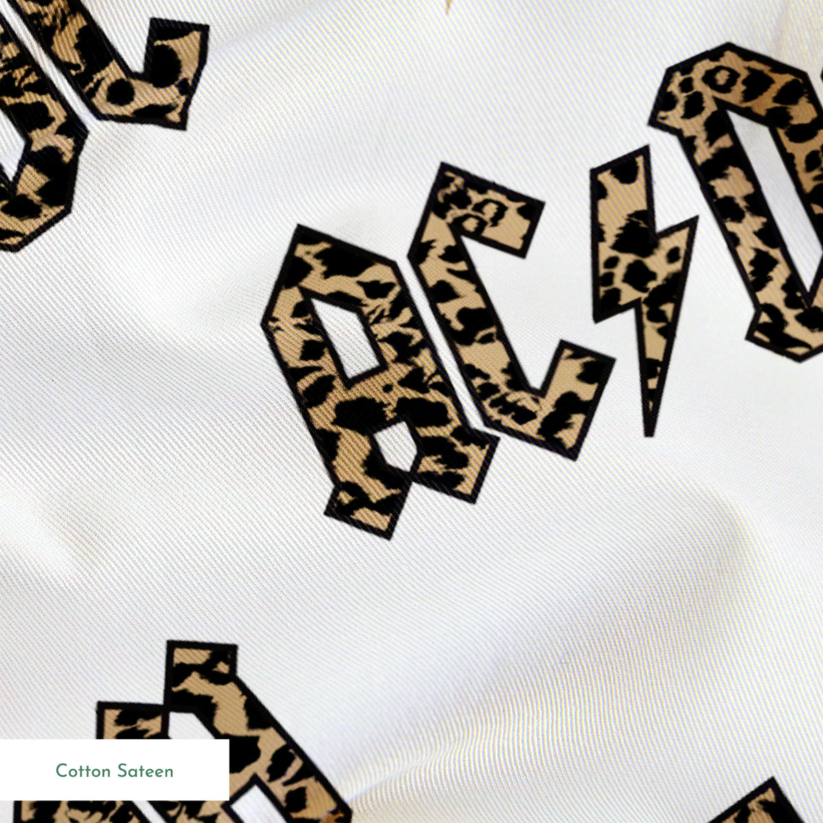 AC/DC Leopard Print Fabric