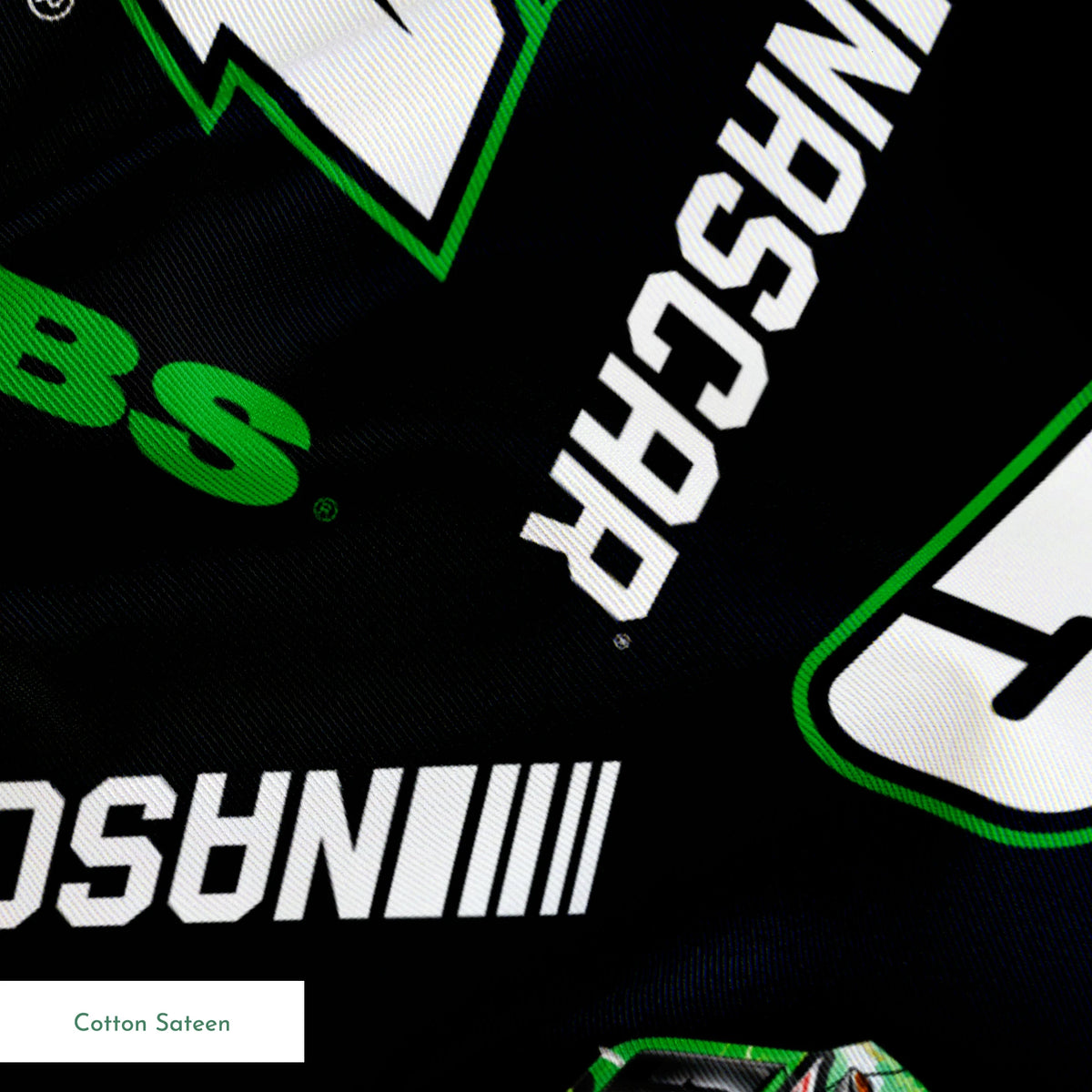 NASCAR® Ty Gibbs Toss on Black Fabric