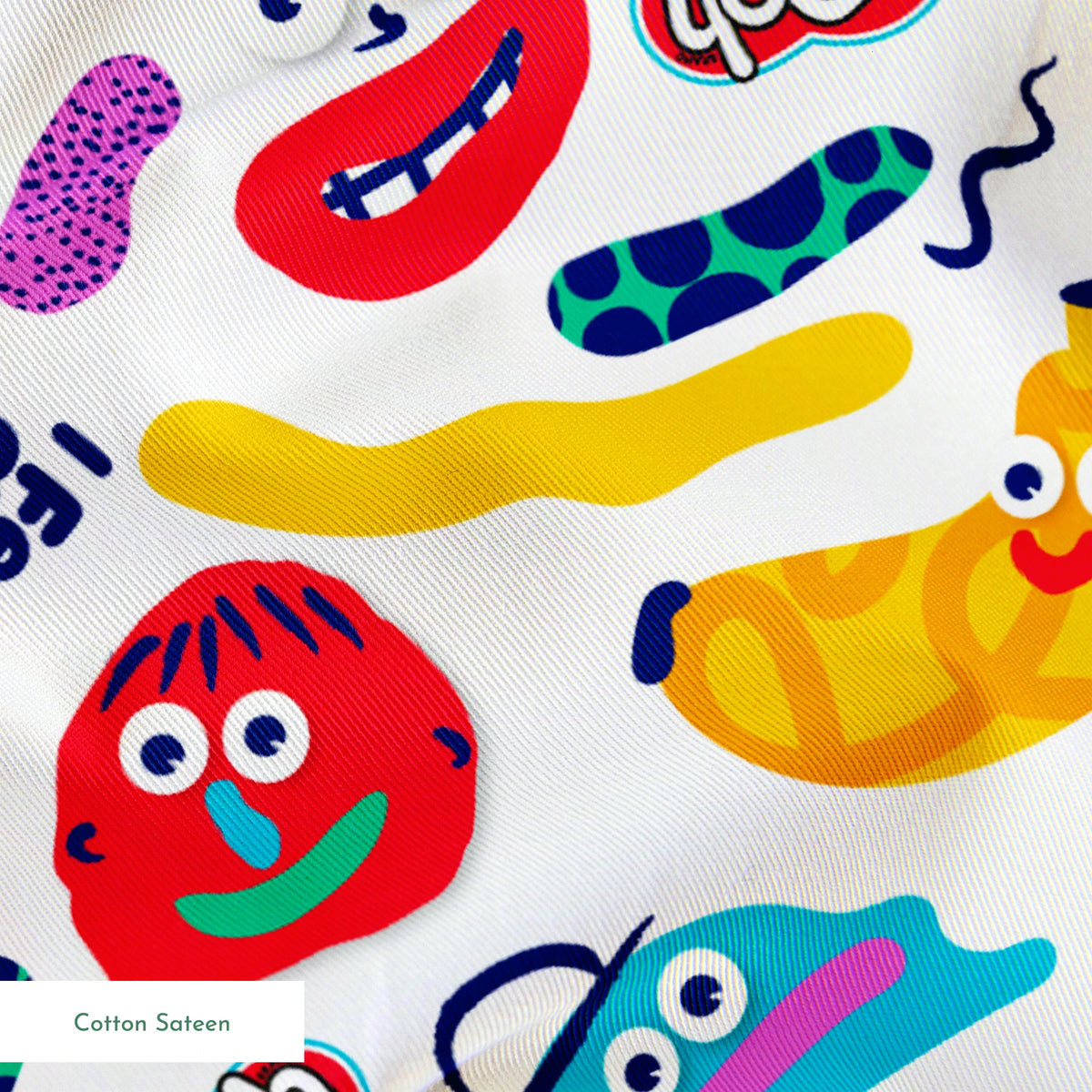 Hasbro Play-Doh Sensory Creatures on White Fabric
