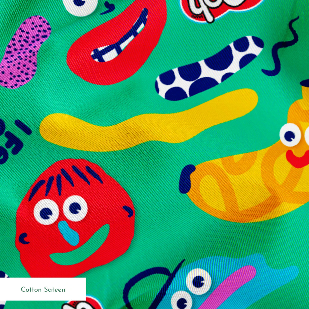 Hasbro Play-Doh Sensory Creatures on Green Fabric