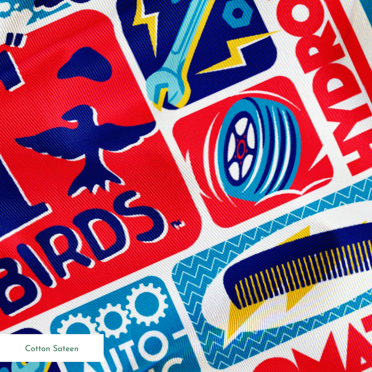 Paramount Grease Hydromatic T-Birds Fabric