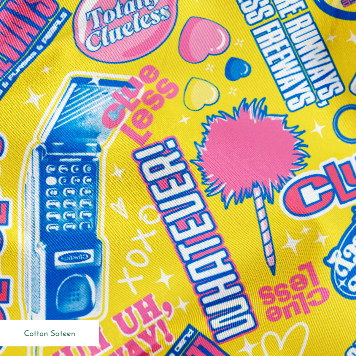 Paramount Clueless Iconic Phrases Fabric