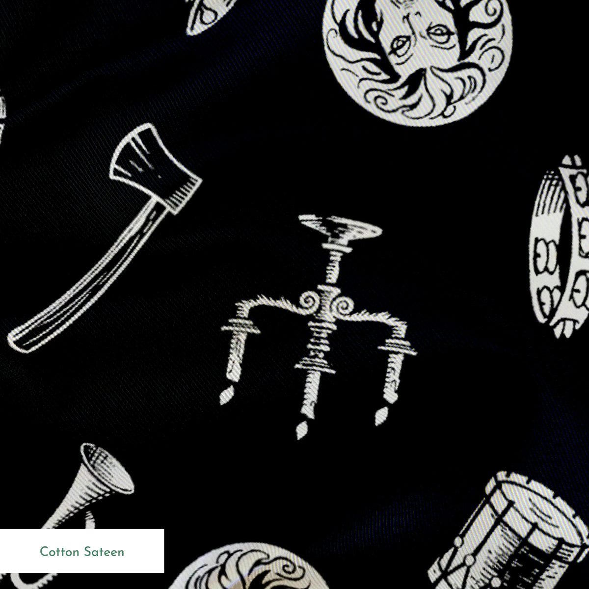 Disney Haunted Mansion Macabre Mementos Fabric