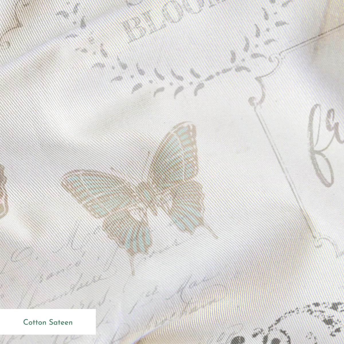 Danielle Murray Flower Market Butterflies Fabric