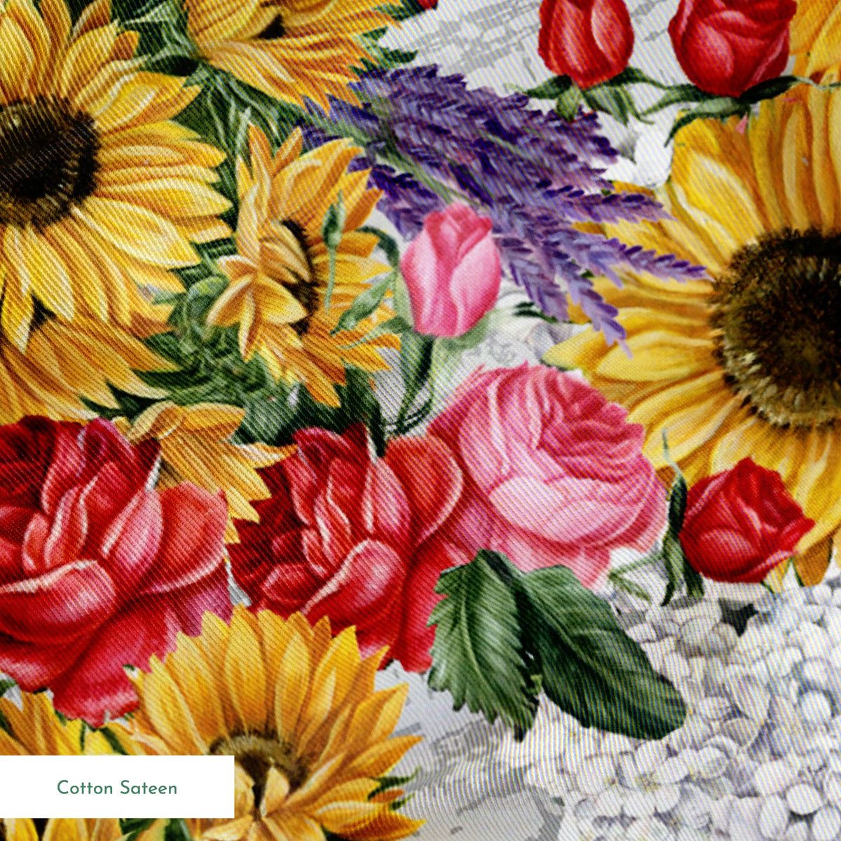 Danielle Murray Sunflowers, Roses, and Florals Fabric