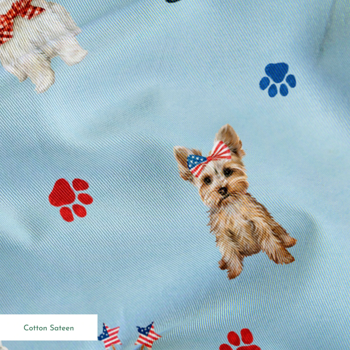 Danielle Murray Patriotic Pups Toss Fabric