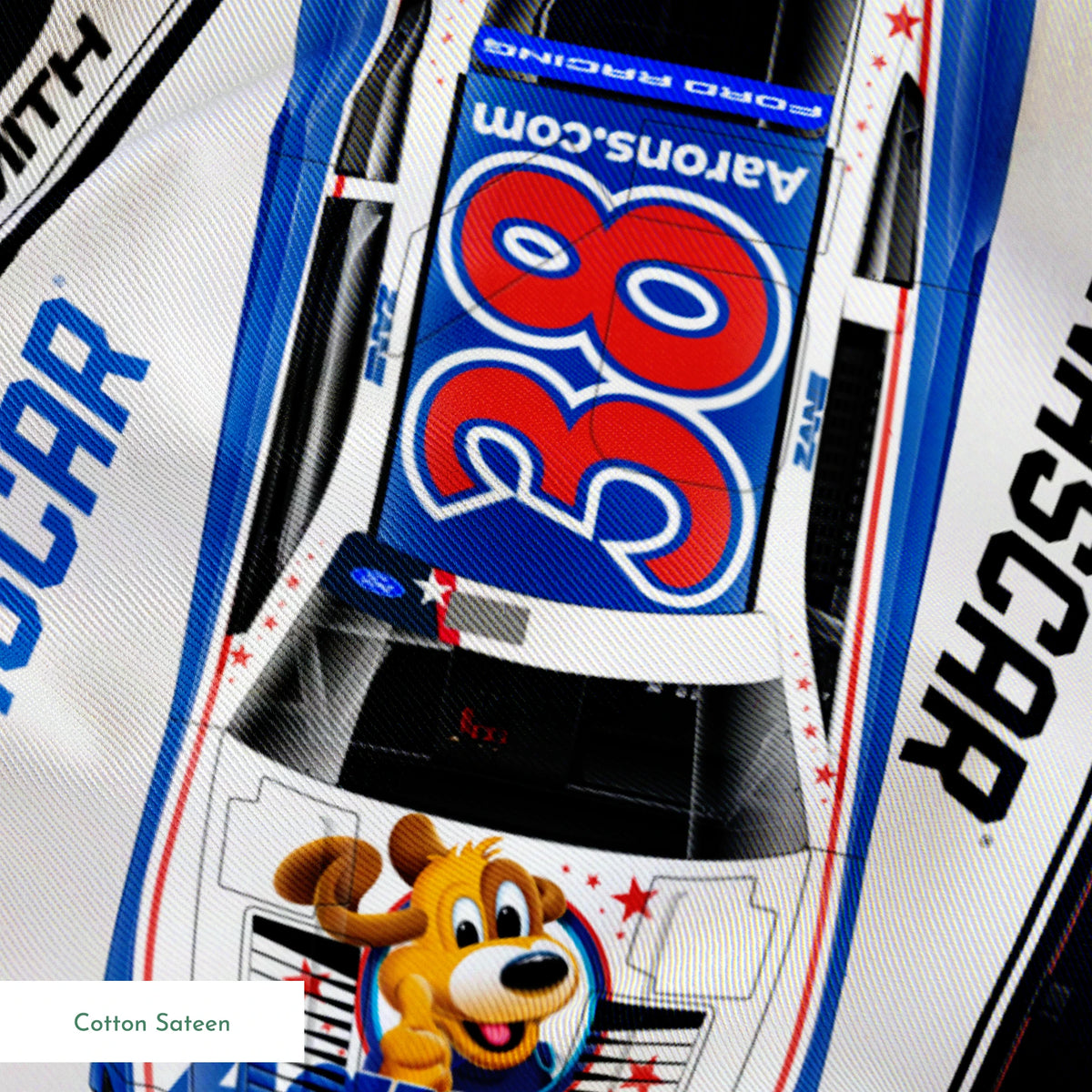 NASCAR® Zane Smith Toss on Grey Fabric