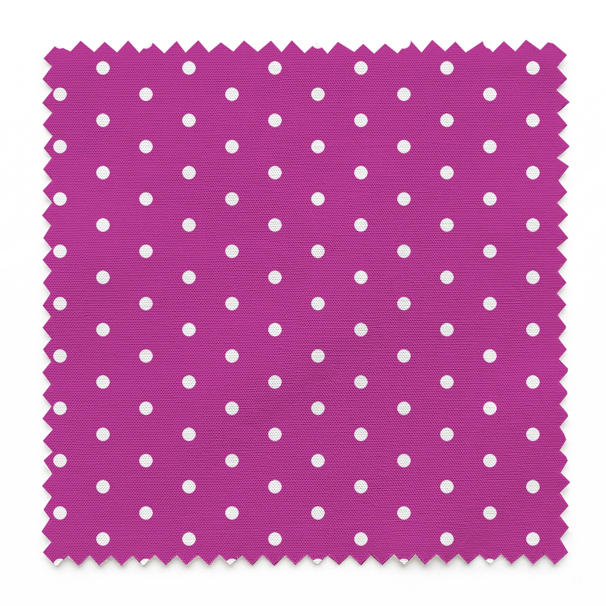 Two white circles on a purple background springs swatch pinked