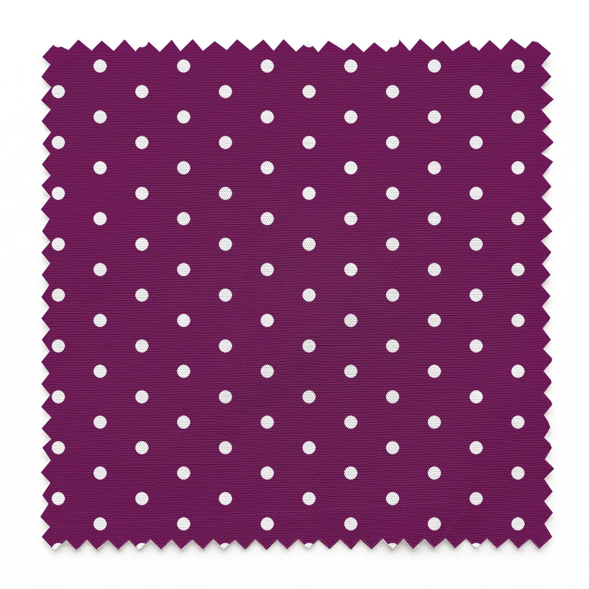 Two white circles on a purple background springs swatch pinked