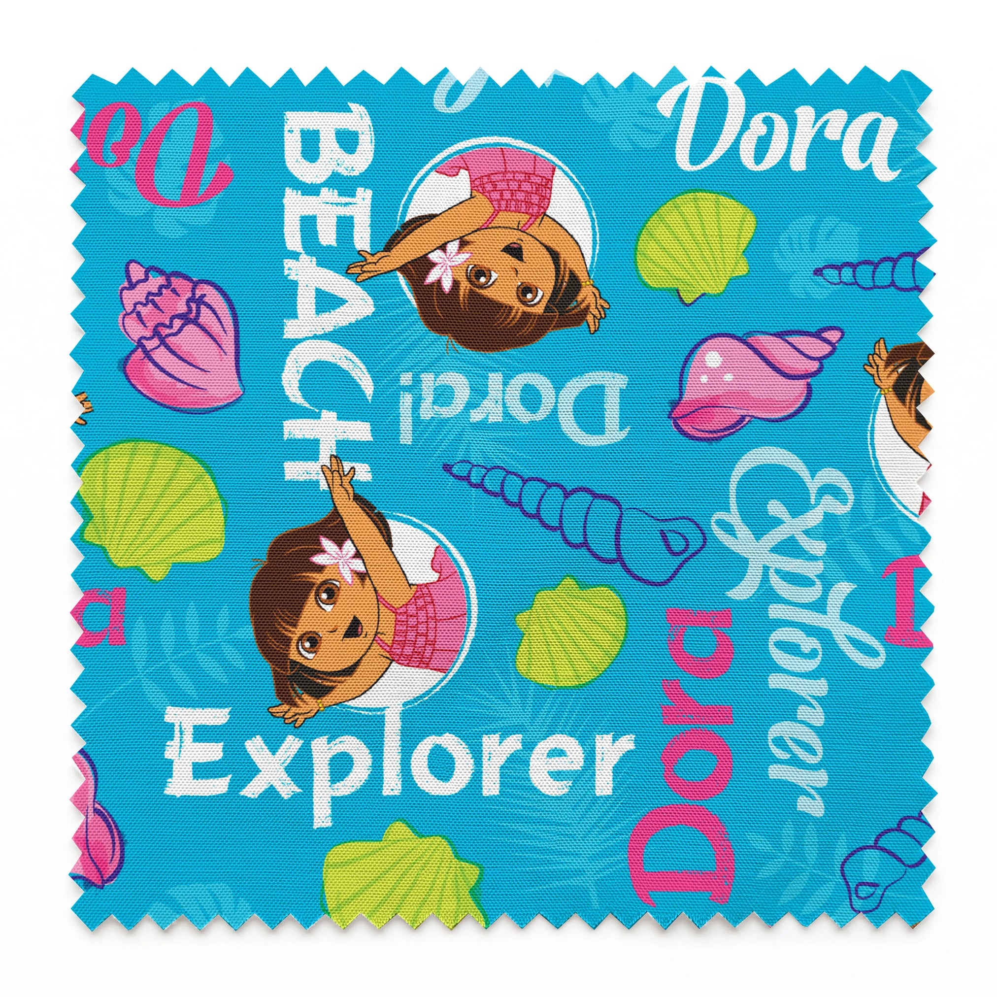 Nickelodeon Dora The Explorer Beach Exploration | Fabric by the Yard