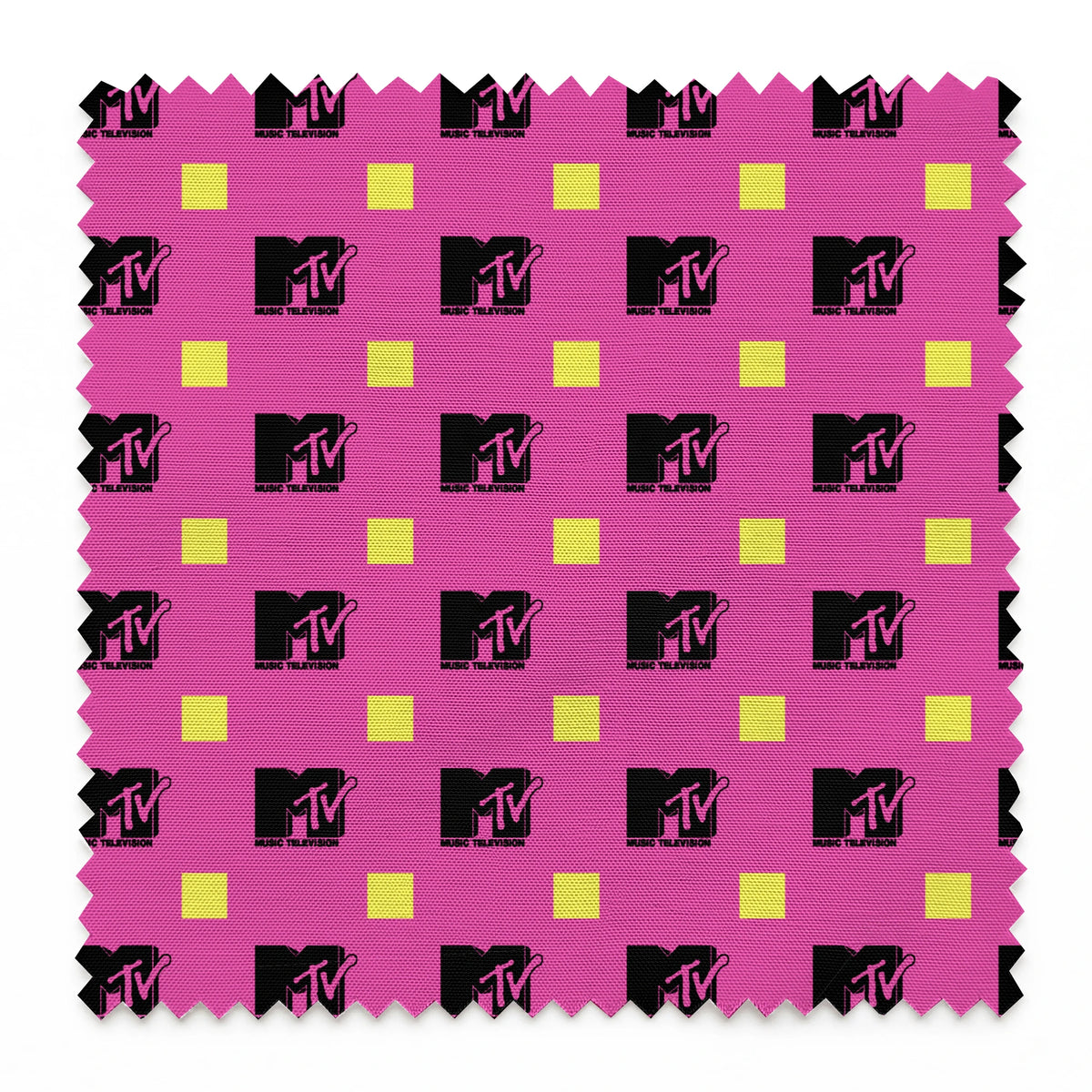 Paramount MTV Blocks on Purple Fabric