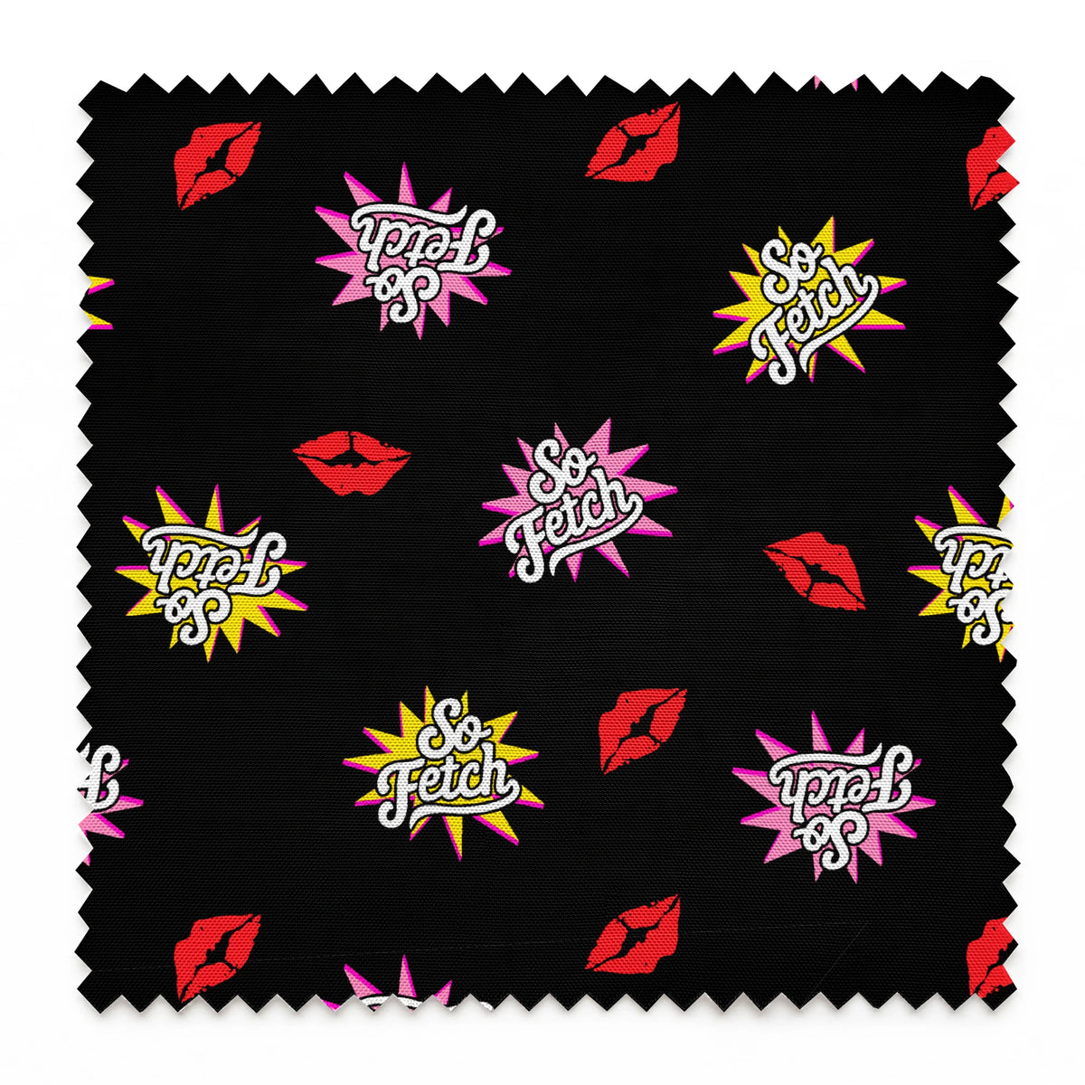 Paramount Mean Girls So Fetch on Black Fabric