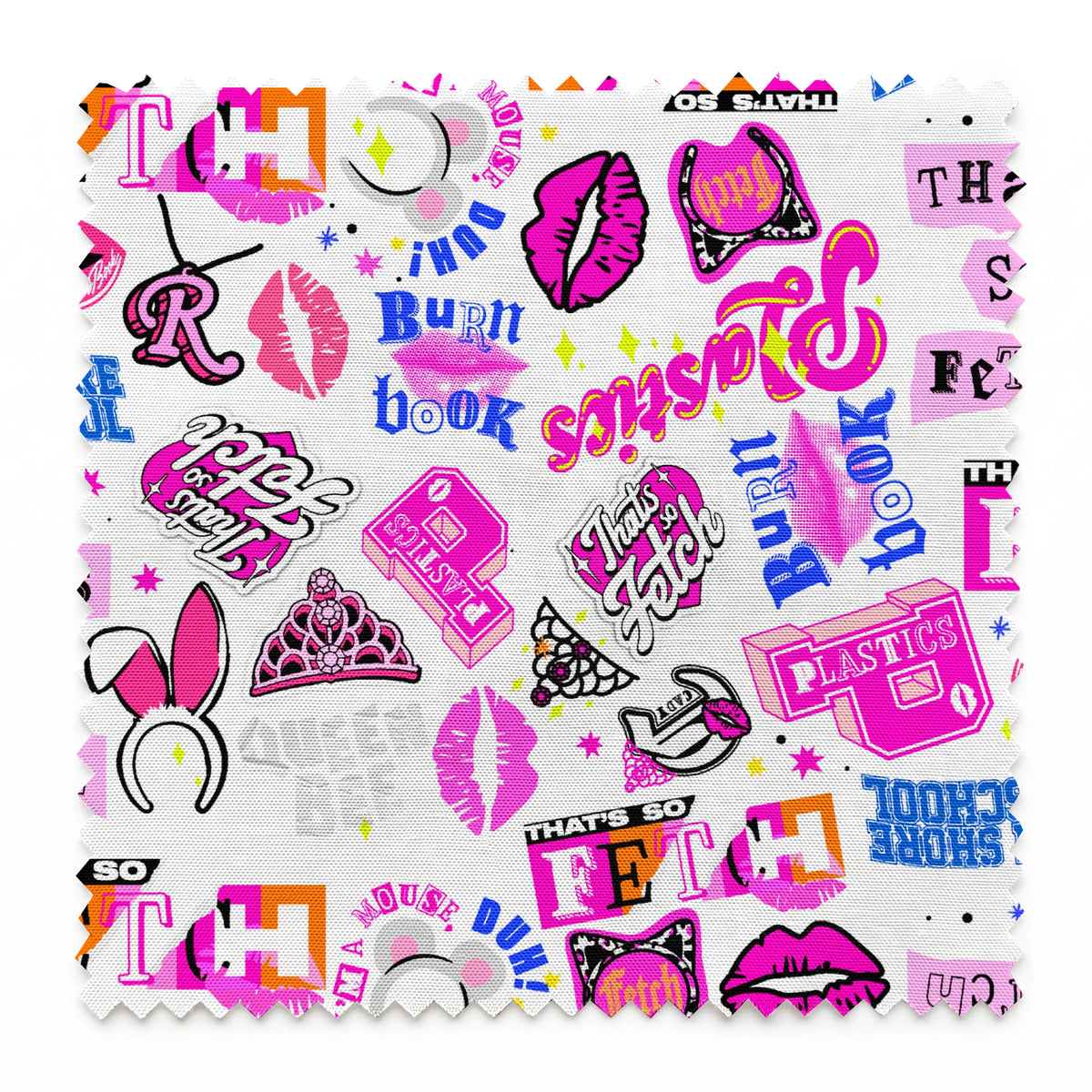 Paramount Mean Girls Iconic Collage Fabric