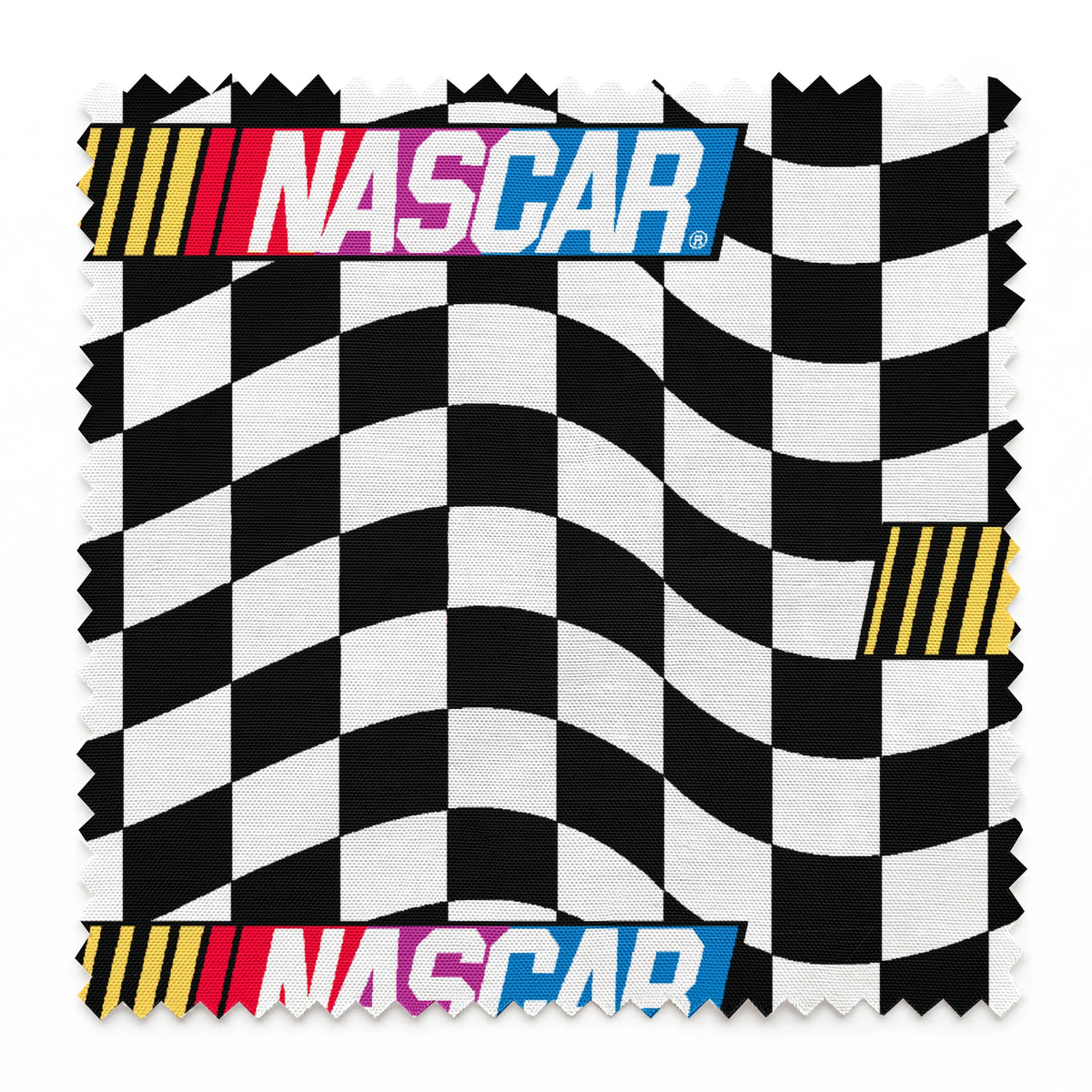 NASCAR® Retro Checkered Flag Fabric