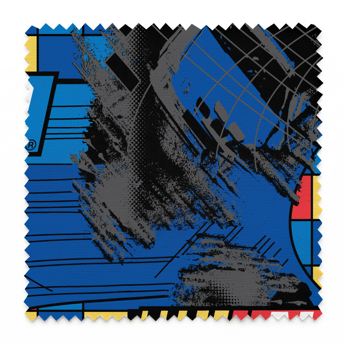 NASCAR® Retro Checkered Flag Collage Fabric