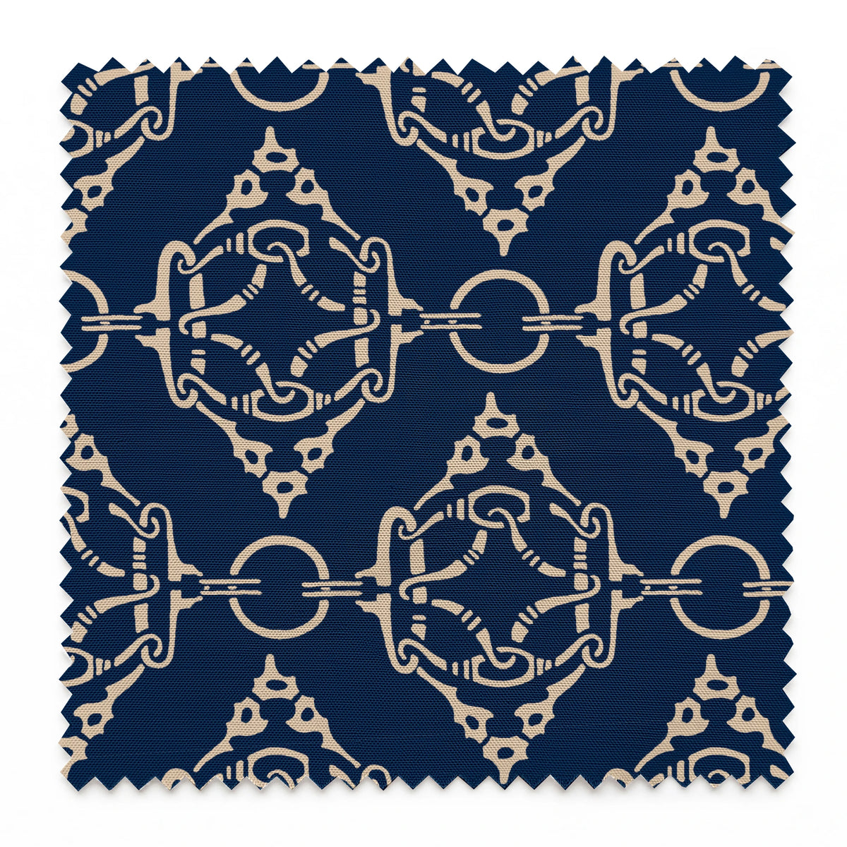Trevi on Navy Fabric