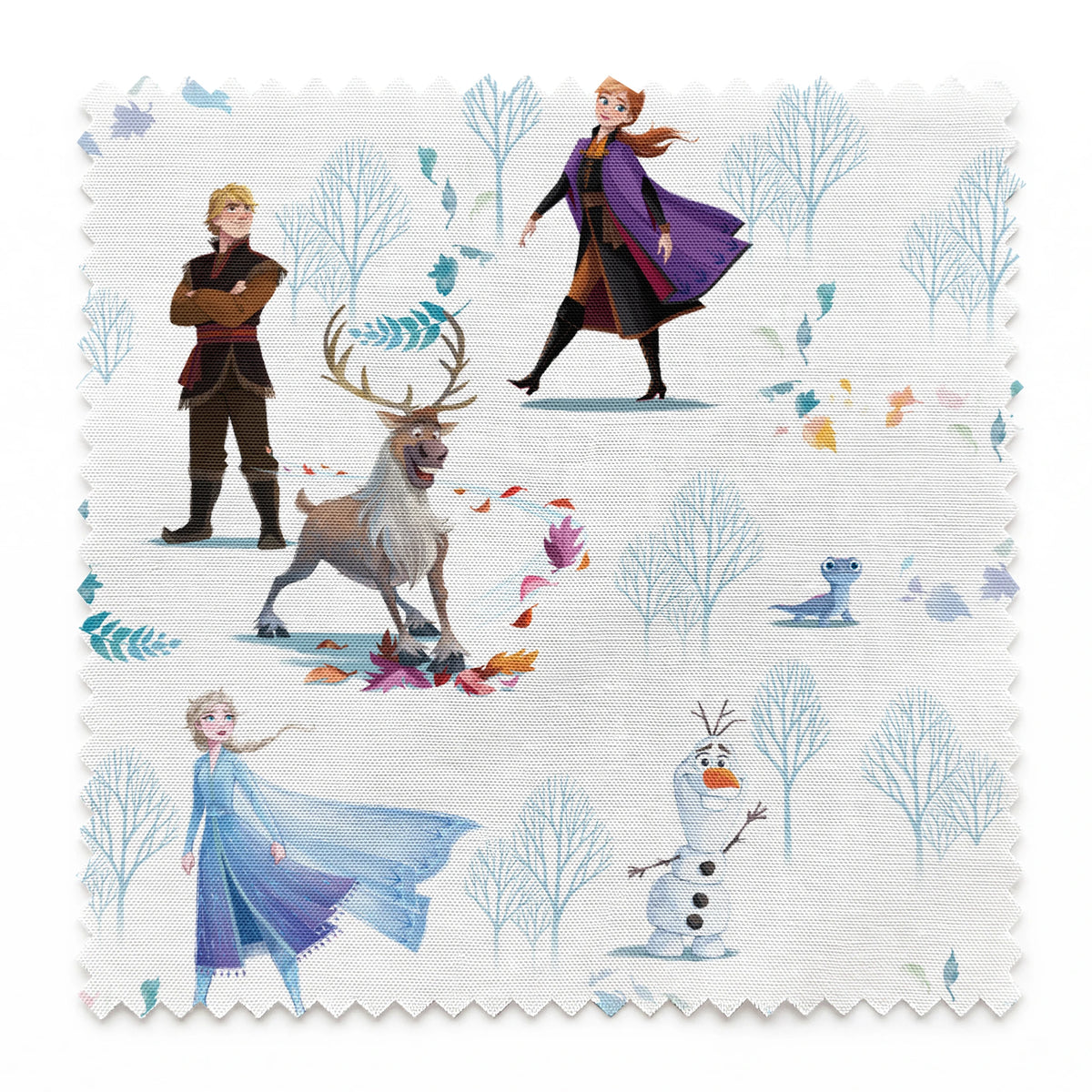 Disney Frozen Winter Landscape Toss Fabric