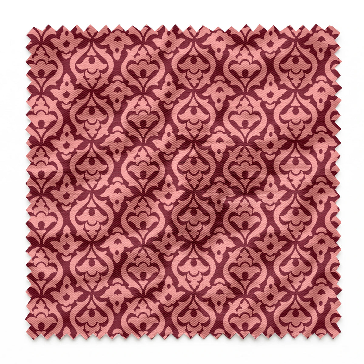 Aela on Oxblood Fabric