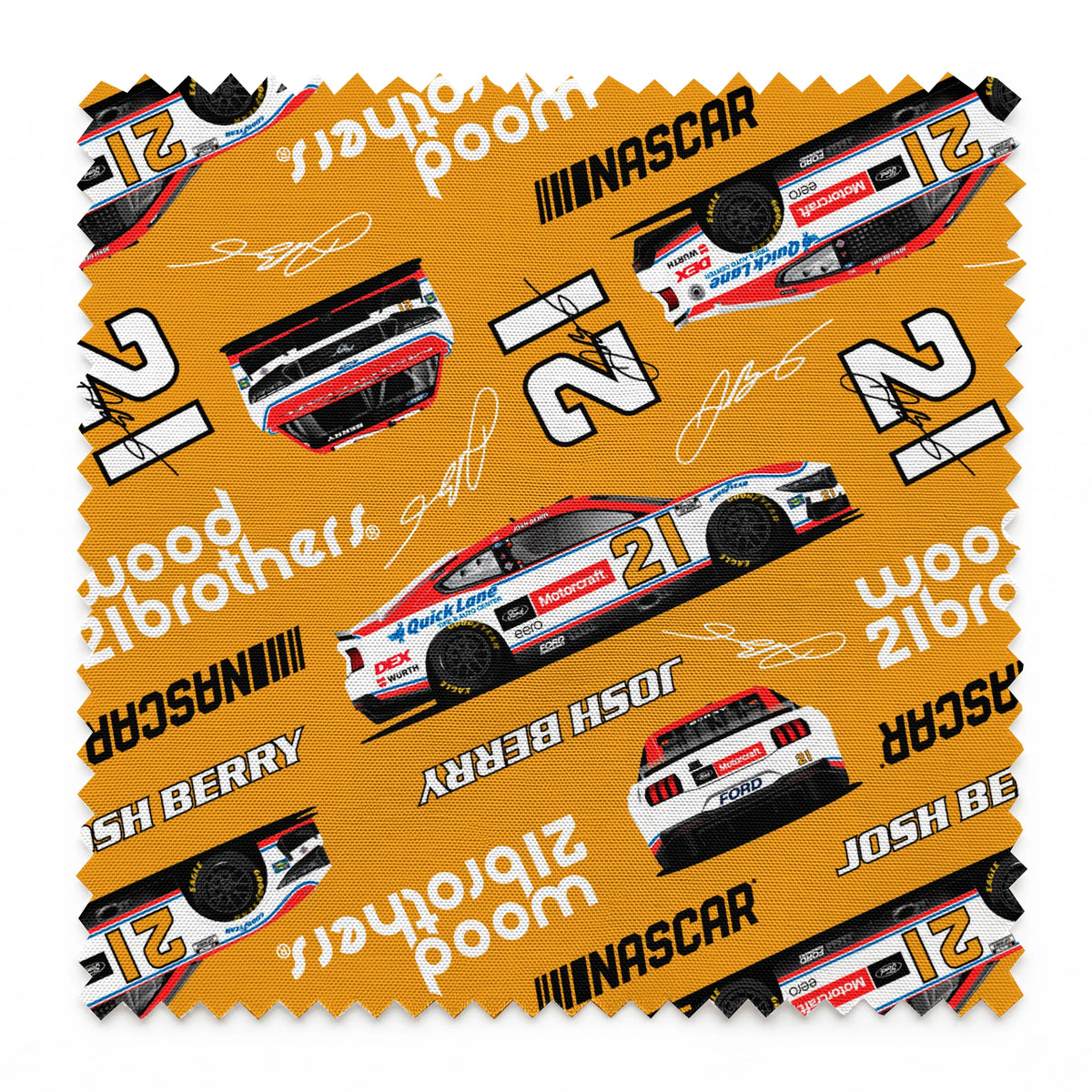 NASCAR® Josh Berry Toss on Gold Fabric