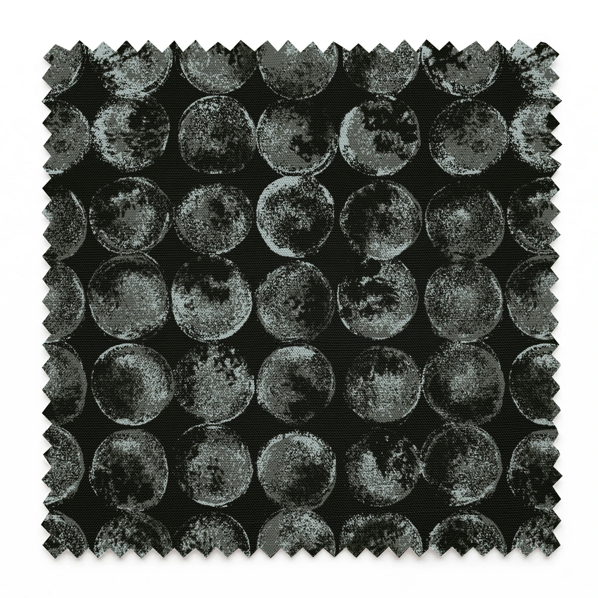 Lunar Light on Black Days Fabric