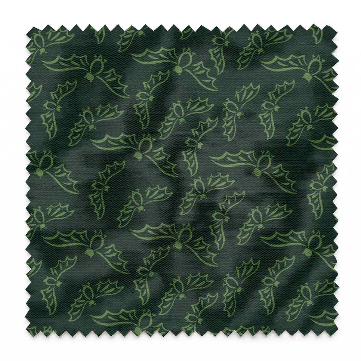 Flying Bats on Midnight Moss Fabric