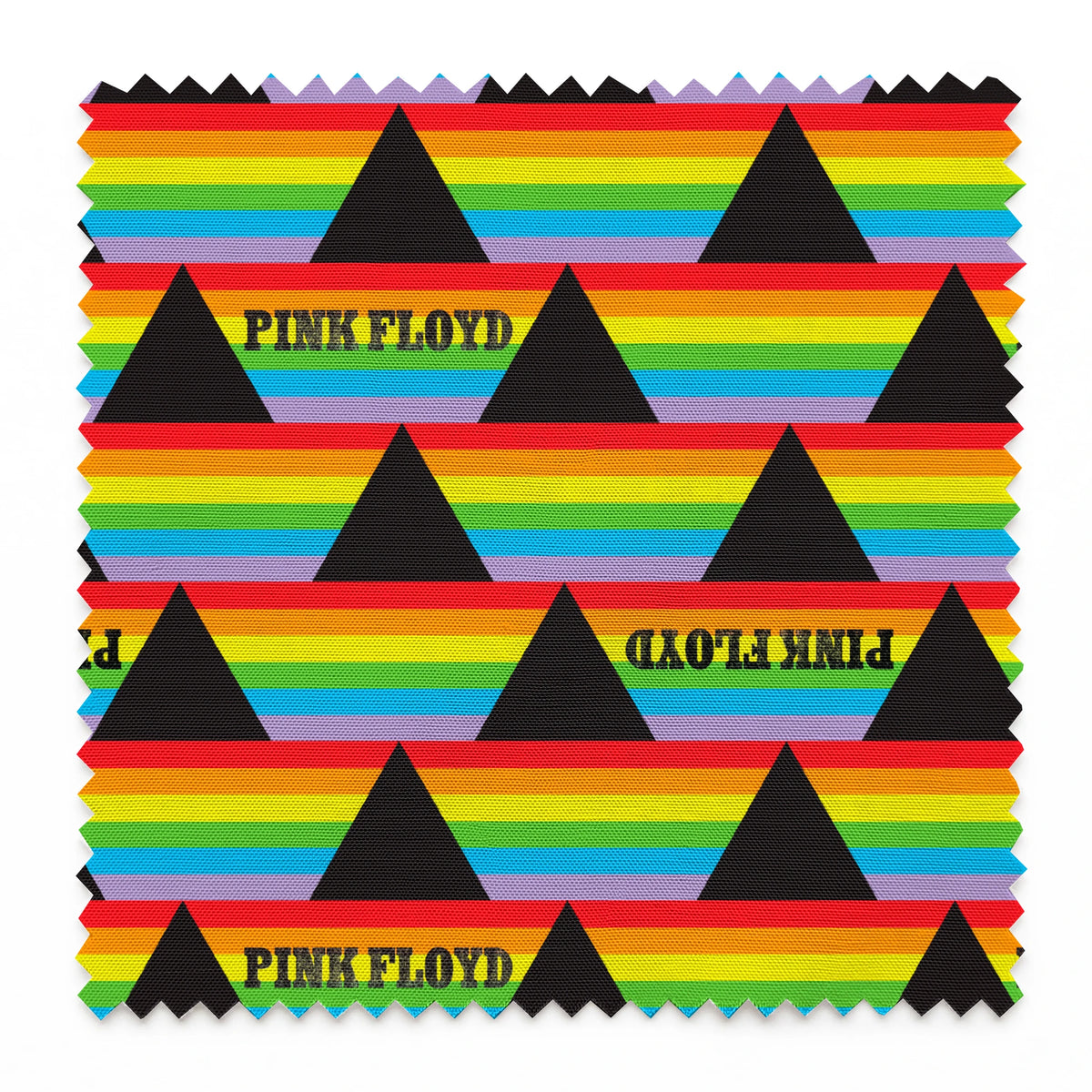 Pink Floyd Dark Side Rainbows Fabric
